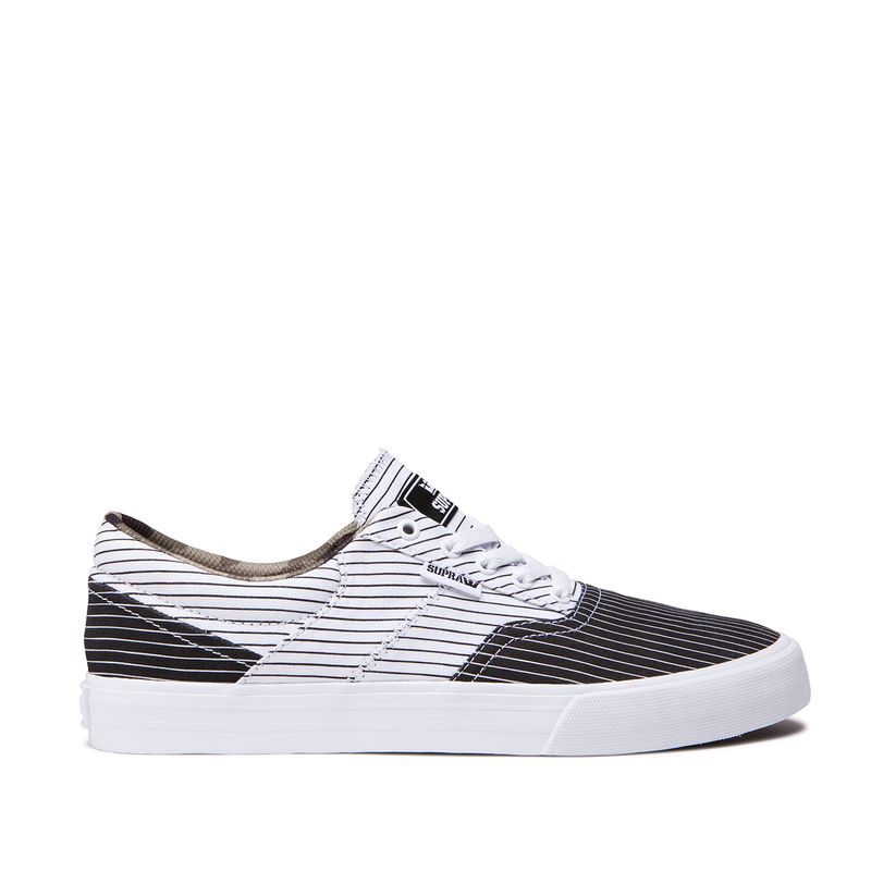 Supra Cobalt Low Top Schuhe Damen - Weiß/Schwarz MKL46927
